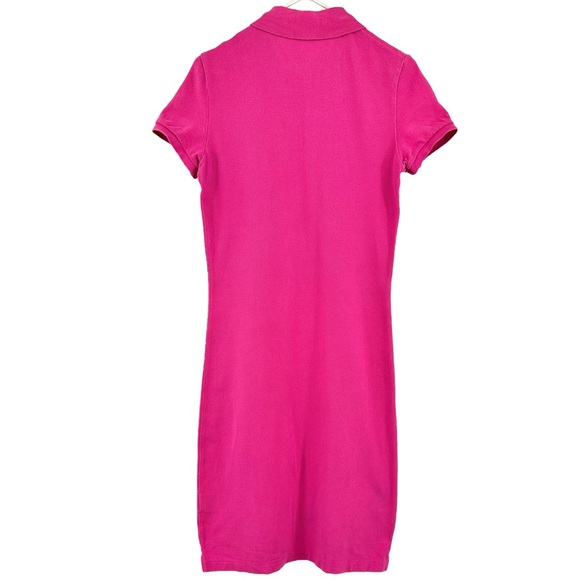 Ralph Lauren Sport Fuchsia Hot Pink Interlock Mini Polo Shirt Dress sz XS - Picture 5 of 10